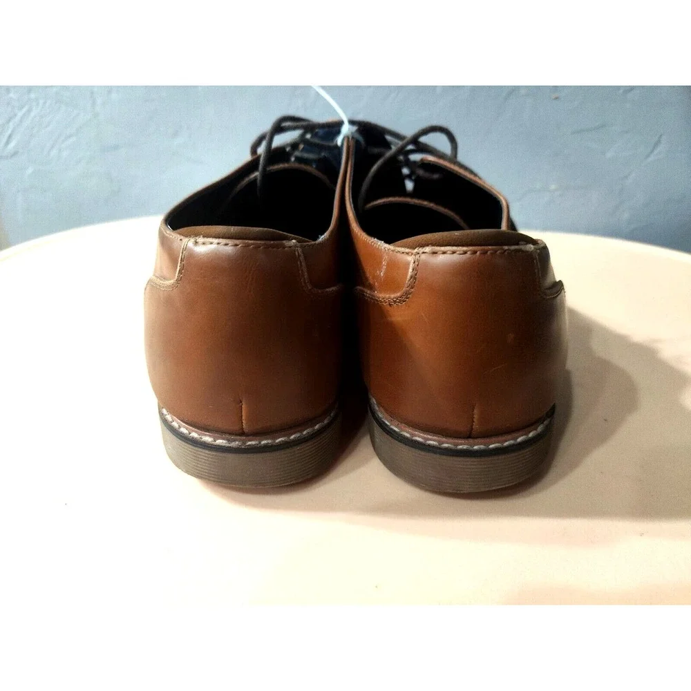 Steve Madden‎ Nunan Dress Shoes, Men's Size 12M Whiskey Brown MSRP $79.95
